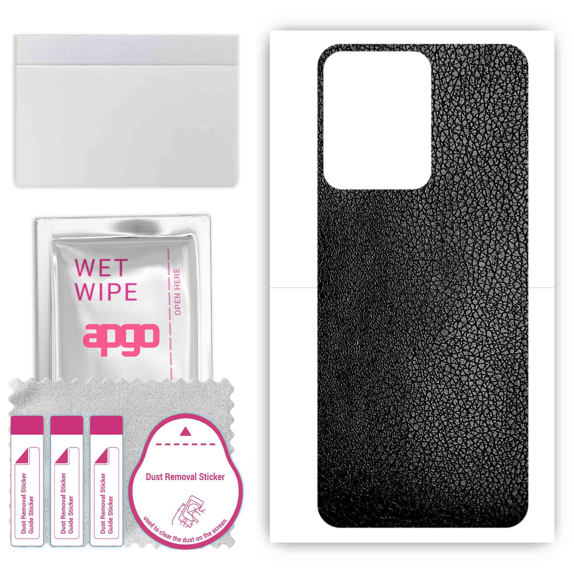 apgo Protective Skin Sticker for the back compatible with Vivo IQOO Z6 Lite 5G, Wrap Film, Foil, Vinyl - Pattern Black Leather
apgo Protective Skin Sticker for the back compatible with Vivo IQOO Z6 Lite 5G, Wrap Film, Foil, Vinyl - Pattern Black Leather