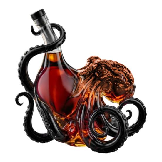3D Octopus Whiskey Decanter, Nautical Art Collectible Whiskey Bottle, 350ml Glass Decorative Liquor Bottle, Home Bar Decanter for Spirits Whiskey
3D Octopus Whiskey Decanter, Nautical Art Collectible Whiskey Bottle, 350ml Glass Decorative Liquor Bottle, Home Bar Decanter for Spirits Whiskey