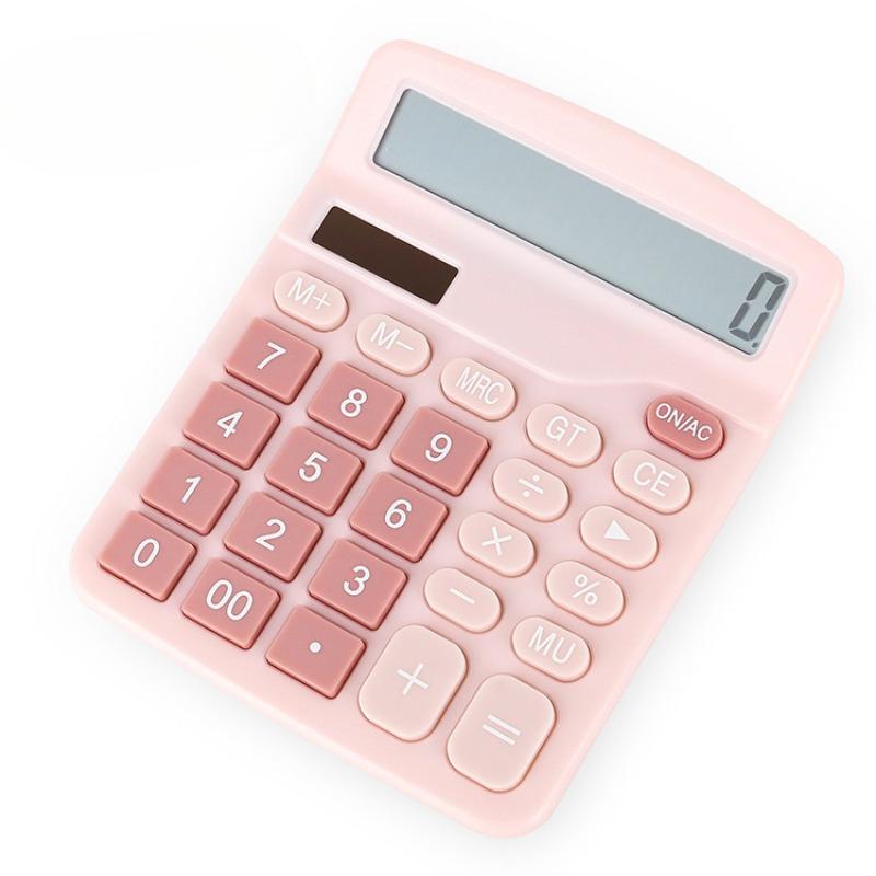 12-Digit Large LCD Display Calculator Financial Accounting Office Calculator with Solar & Battery Dual Power
12-Digit Large LCD Display Calculator Financial Accounting Office Calculator with Solar & Battery Dual Power