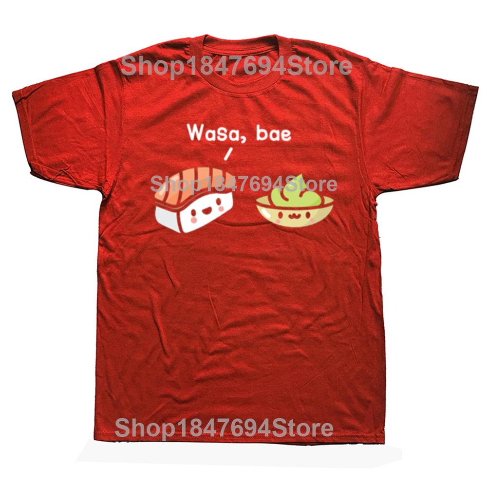 Funny Sushi Kawaii Wasa Bae Japanese Foodie Graphic 100 Cotton Tshirts Men Fashion Tshirt Loose Oversized Streetwear T Shirt S
Funny Sushi Kawaii Wasa Bae Japanese Foodie Graphic 100 Cotton Tshirts Men Fashion Tshirt Loose Oversized Streetwear T Shirt S