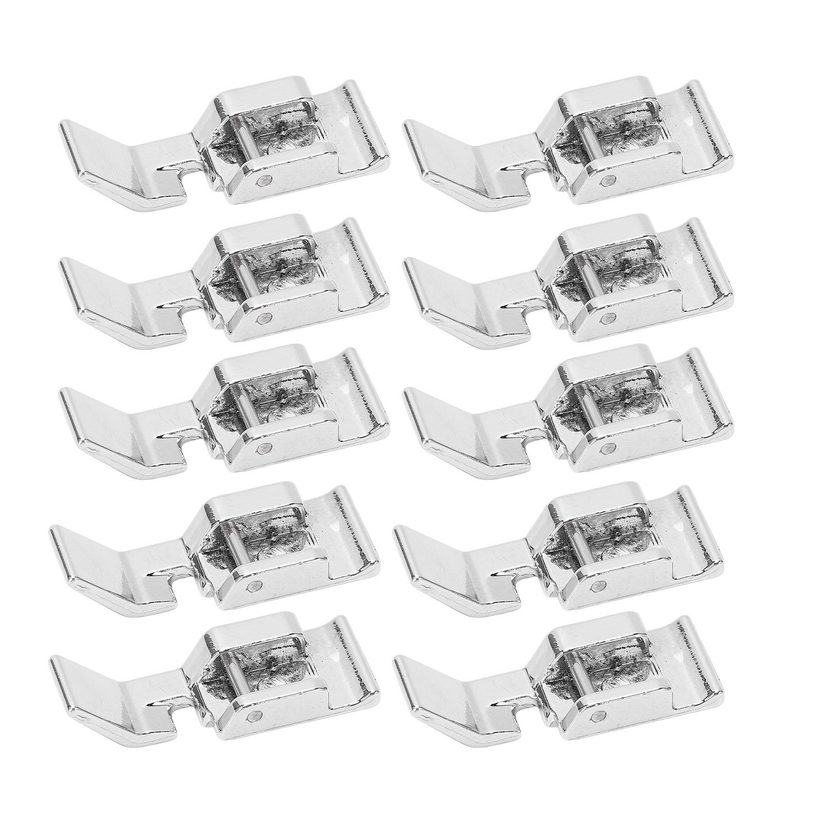10 шт. односторонняя прижимная лапка для молнии с высокой точностью, легкая прижимная лапка из нержавеющей стали