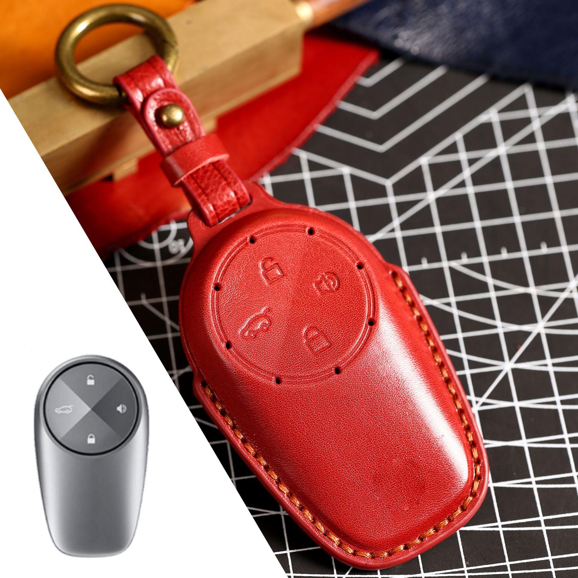 Suitable for NIO es8 key cover es6 modified 3D hot pressing molding car key protective case cover leather manual червоний
Suitable for NIO es8 key cover es6 modified 3D hot pressing molding car key protective case cover leather manual червоний
