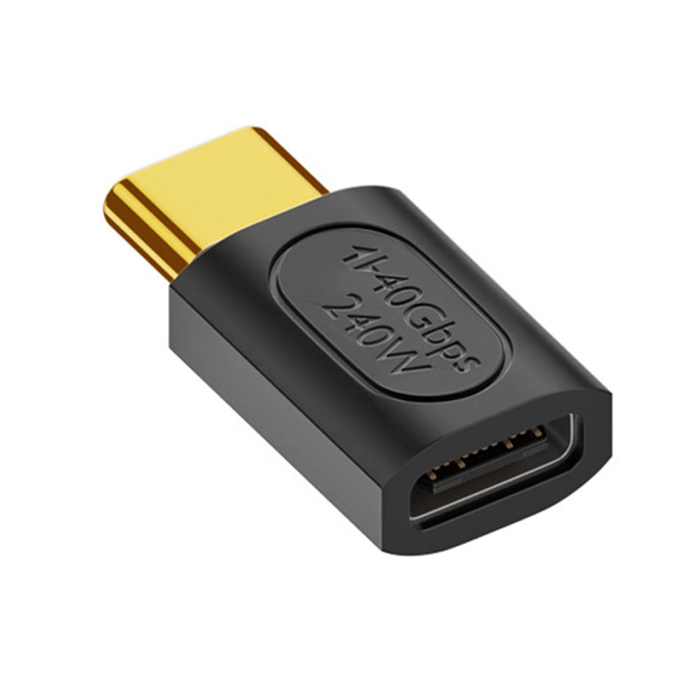 40Gbps USB C Adapter 90 Degree USB C Extender Type-c 4.0 Right Angle PD 240W Fast Charging For Phone Switch Laptop Tablet
40Gbps USB C Adapter 90 Degree USB C Extender Type-c 4.0 Right Angle PD 240W Fast Charging For Phone Switch Laptop Tablet