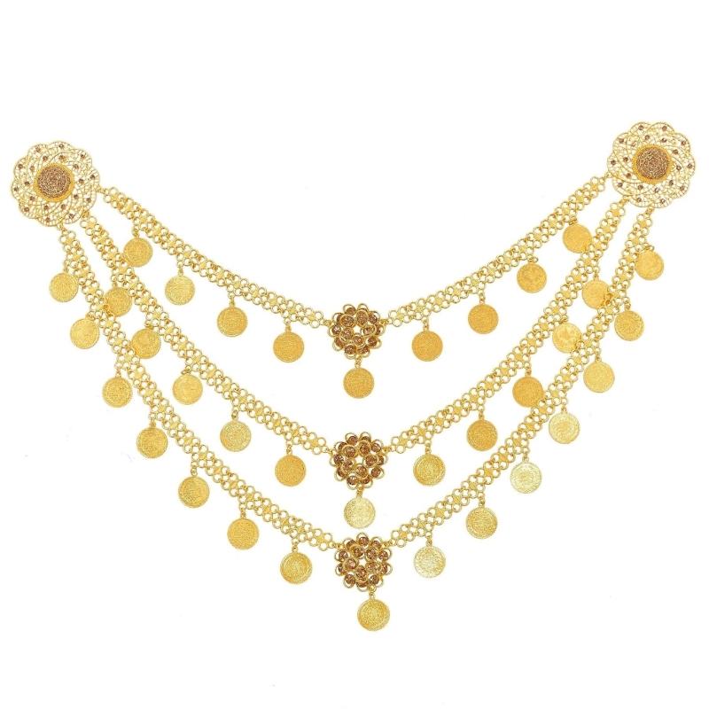 Contemporary Multi Layer Alloy Shoulder Chain Adorned with Coin Tassels Shoulder Accessory for a Sophisticated Touch
Contemporary Multi Layer Alloy Shoulder Chain Adorned with Coin Tassels Shoulder Accessory for a Sophisticated Touch