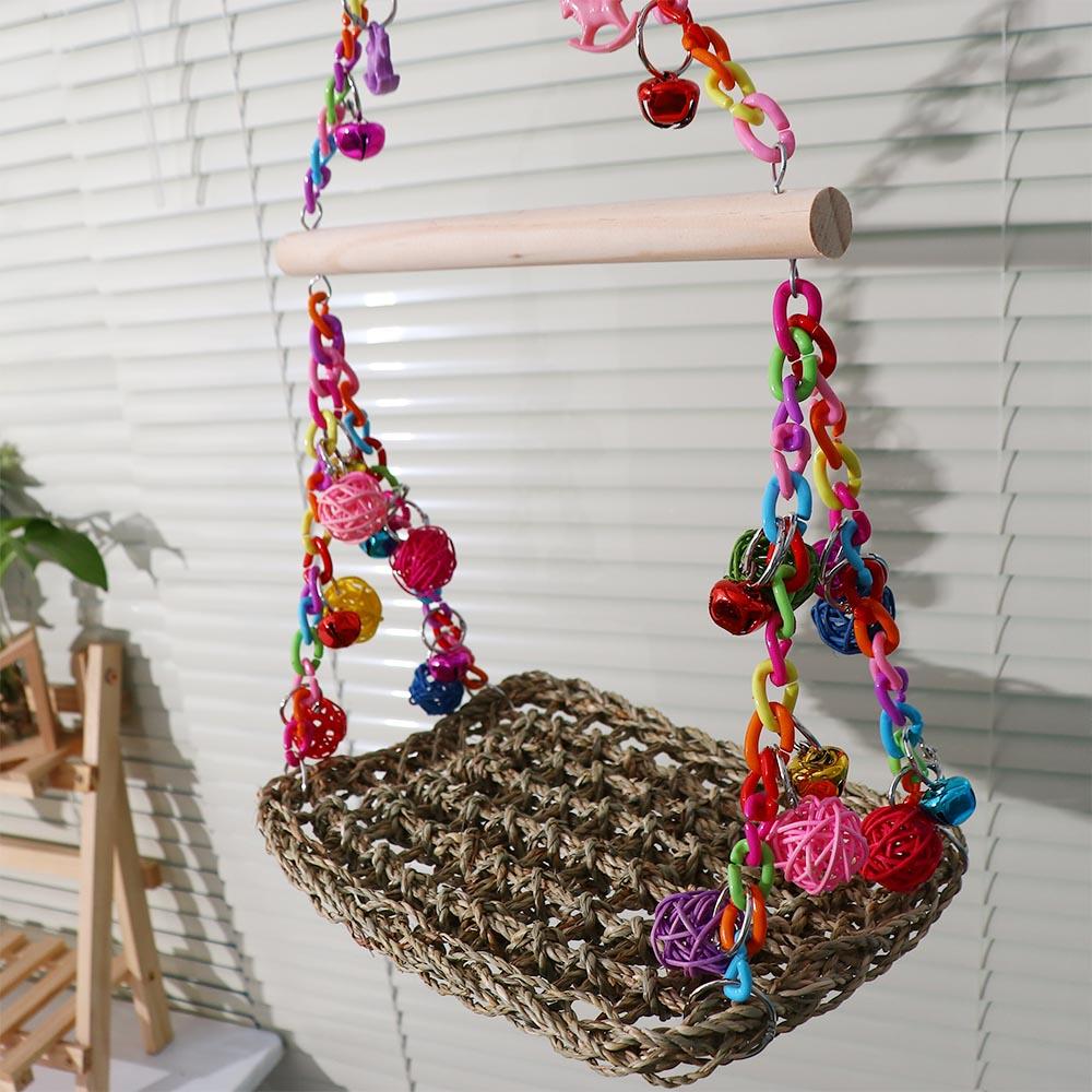 Relieve Boredom for Parakeets Budgie Parrot Climbing Net Pet Hammock Parrot Swing Toy Bird Perch Bird Perch
Relieve Boredom for Parakeets Budgie Parrot Climbing Net Pet Hammock Parrot Swing Toy Bird Perch Bird Perch