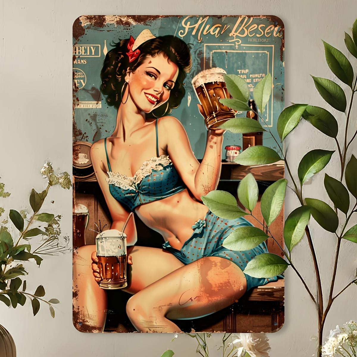 Vintage Pin-Up Metal Tin Sign - Retro Iron Wall Art Decor for Use - For Home Decor,Perfect Gift for Homeowners & Collectors 20x30cm білий
Vintage Pin-Up Metal Tin Sign - Retro Iron Wall Art Decor for Use - For Home Decor,Perfect Gift for Homeowners & Collectors 20x30cm білий