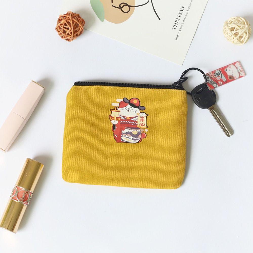 С подвеской Maneki Neko Кошелек для монет Lucky Cat Помада Косметичка Сумка для хранения мелочи Женская жёлтый
С подвеской Maneki Neko Кошелек для монет Lucky Cat Помада Косметичка Сумка для хранения мелочи Женская жёлтый