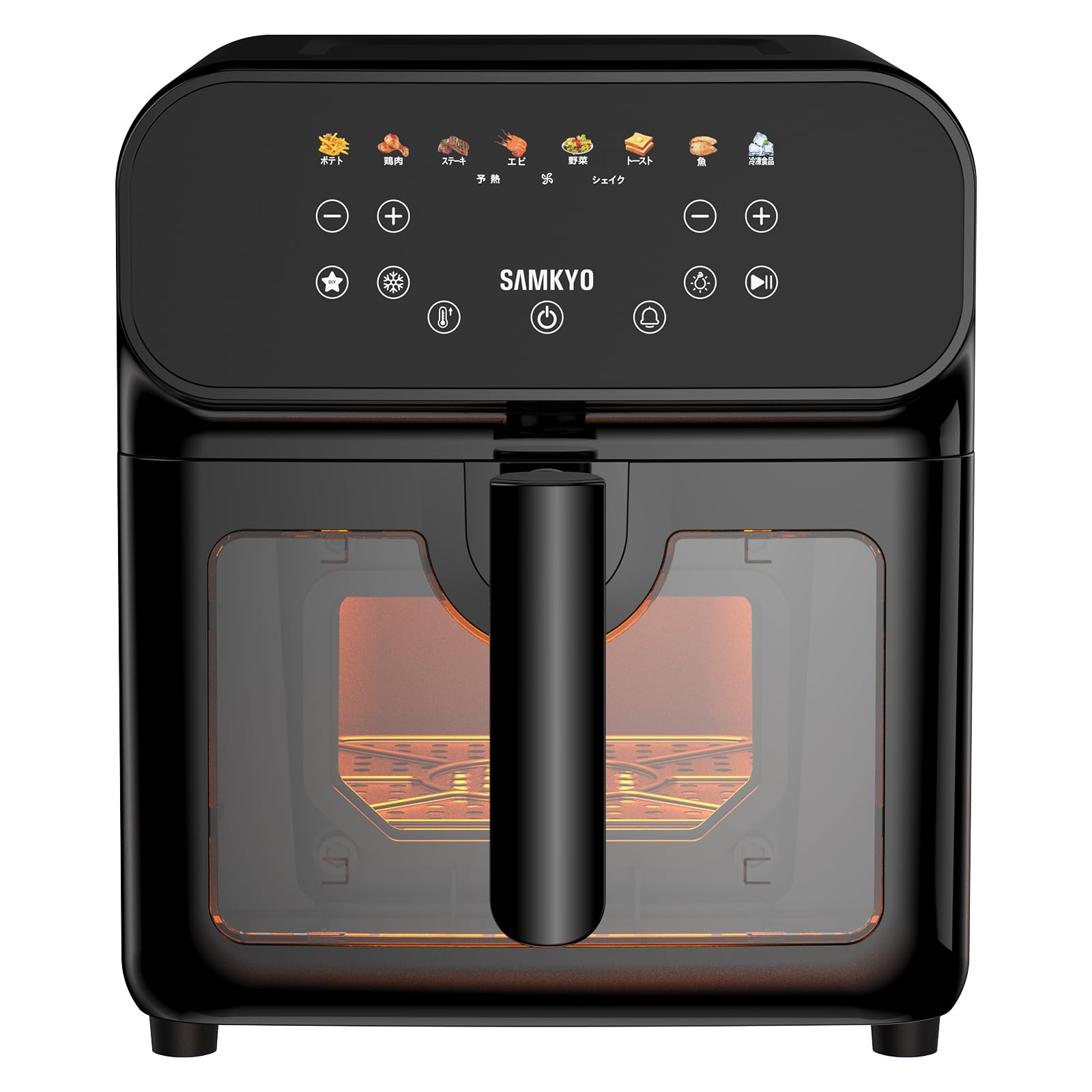 SAMKYO Air Fryer Большая вместимость для людей Air Fryer Видимое окно Сенсорная панель Японский рецепт в комплекте Air Fryer Machine Быстрое приготовление Fryer Здоровый
SAMKYO Air Fryer Большая вместимость для людей Air Fryer Видимое окно Сенсорная панель Японский рецепт в комплекте Air Fryer Machine Быстрое приготовление Fryer Здоровый