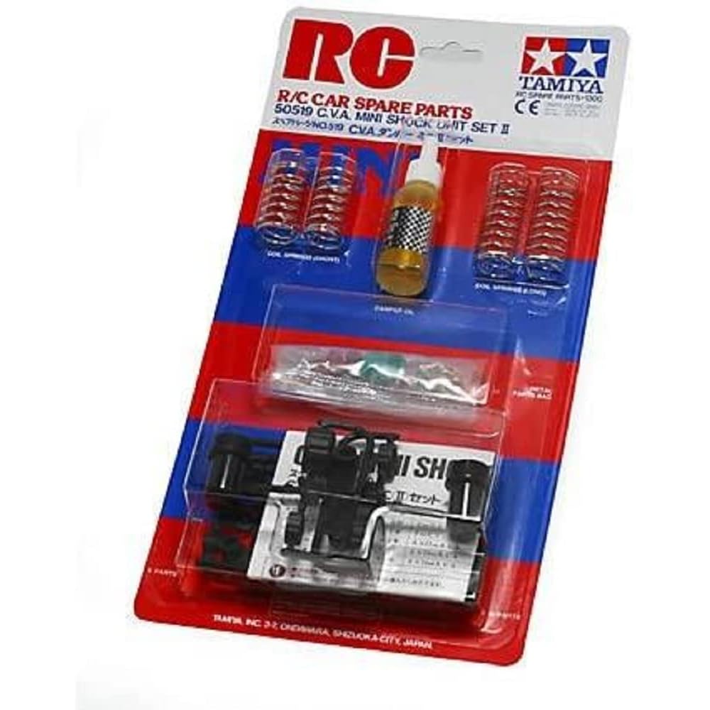 Tamiya R/C Spare Parts SP-519 C.V.A. Mini Dampers Set for Remote Control Cars
Tamiya R/C Spare Parts SP-519 C.V.A. Mini Dampers Set for Remote Control Cars
