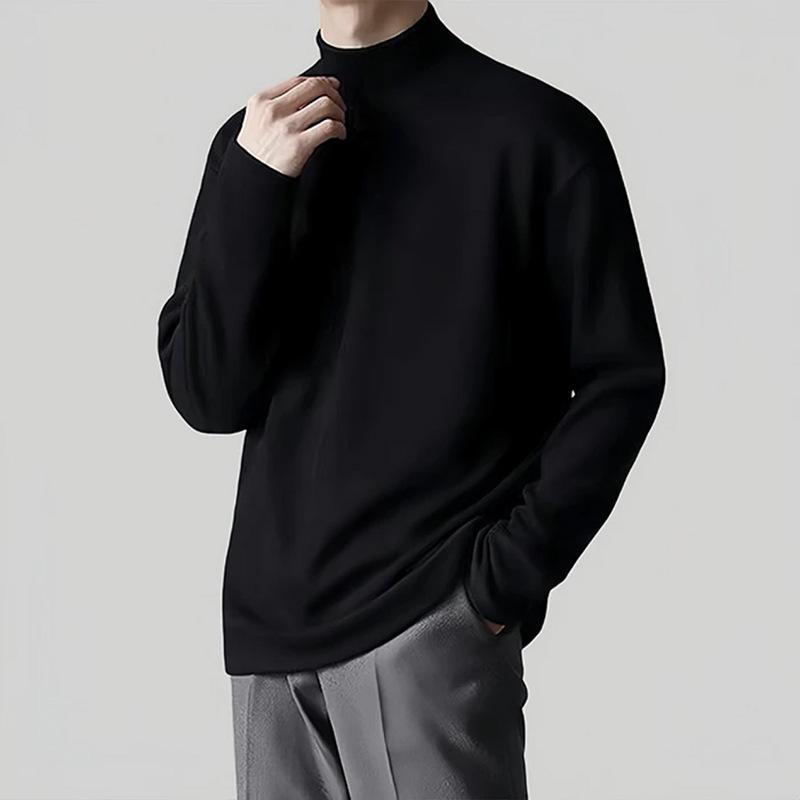 Men s Korean Style Long Sleeve High Neck T-Shirt - Spring/Autumn Solid Color Trendy Casual Wear M
Men s Korean Style Long Sleeve High Neck T-Shirt - Spring/Autumn Solid Color Trendy Casual Wear M