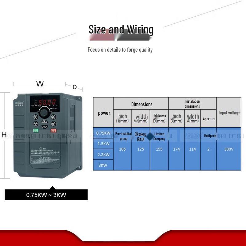 YuanTe TD500 Three-Phase VFD for Fans & Pumps CN plug (adapter included)
YuanTe TD500 Three-Phase VFD for Fans & Pumps CN plug (adapter included)