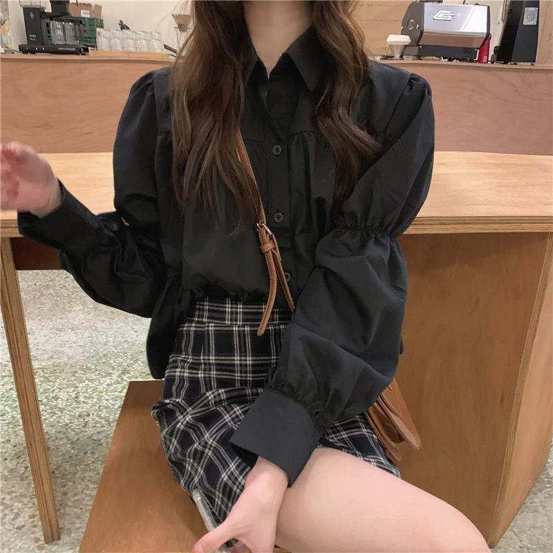 Женская блузка с длинным рукавом в стиле французский шик 2025 - Весна/Осень, стиль Гонконга S (38-48 kg) чёрный
Женская блузка с длинным рукавом в стиле французский шик 2025 - Весна/Осень, стиль Гонконга S (38-48 kg) чёрный