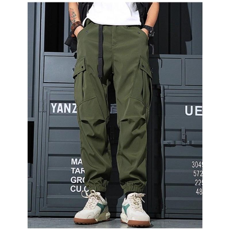 Men s Black Cargo Pants with Multiple Pockets Drawstring Waist Elastic Cuff Casual Outdoor Trousers L
Men s Black Cargo Pants with Multiple Pockets Drawstring Waist Elastic Cuff Casual Outdoor Trousers L