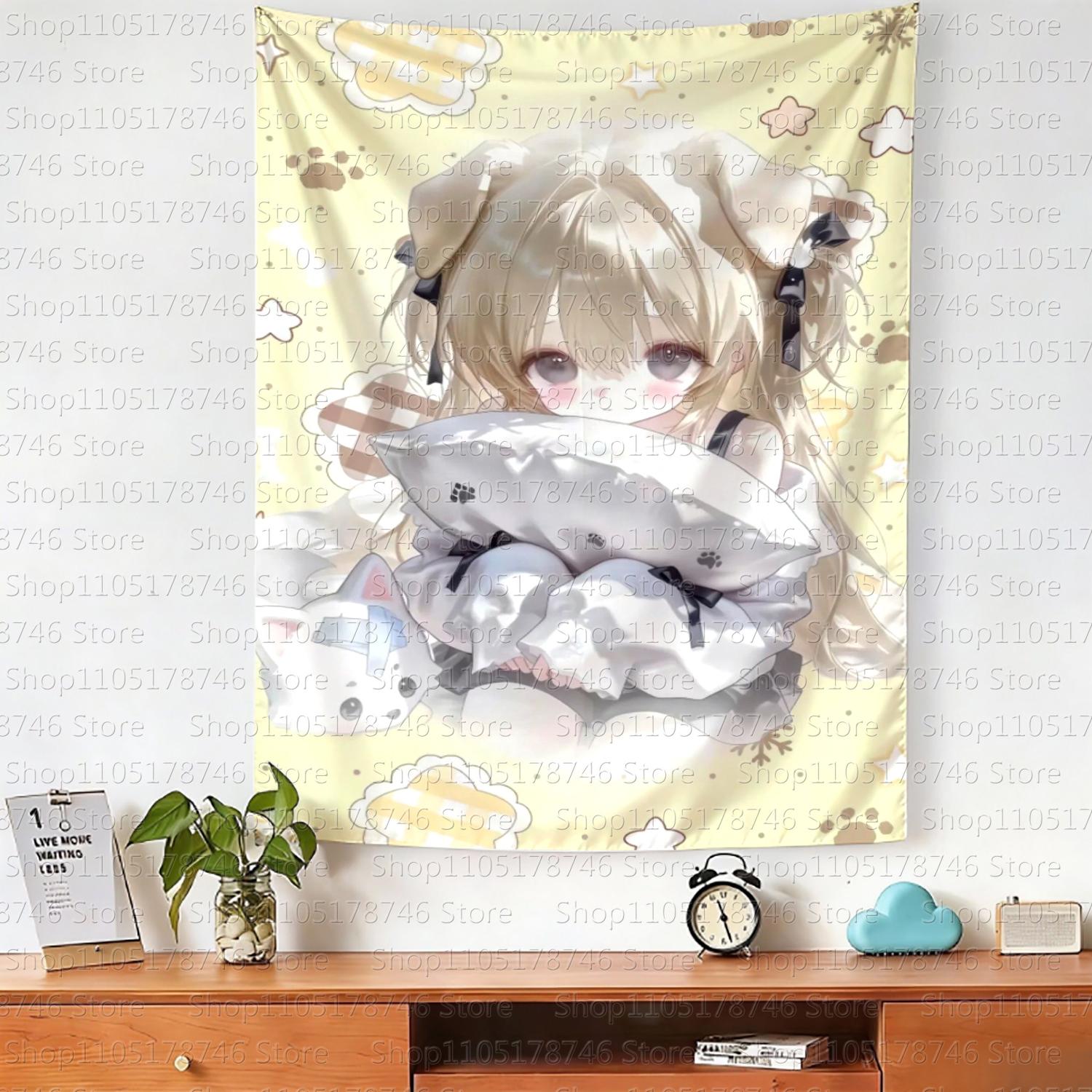 Kawaii Original Home Decor Wall Hanging Tapestry Anime Girl Tapestry Wall Bedroom Background Cute Fashion Tapestries 74x94cm(29x37in)
Kawaii Original Home Decor Wall Hanging Tapestry Anime Girl Tapestry Wall Bedroom Background Cute Fashion Tapestries 74x94cm(29x37in)