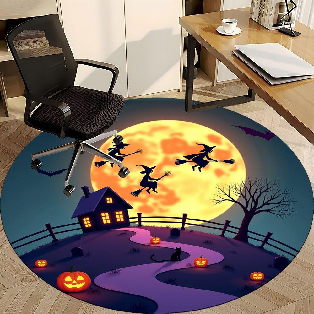 1pcHalloween Witch Flying Broomstick Round Rug - Perfect for Office, Under Chair, Home Decor, Non-Slip Carpet with Cartoon Design, Ideal Gift for Any 80cm by 80cm
1pcHalloween Witch Flying Broomstick Round Rug - Perfect for Office, Under Chair, Home Decor, Non-Slip Carpet with Cartoon Design, Ideal Gift for Any 80cm by 80cm