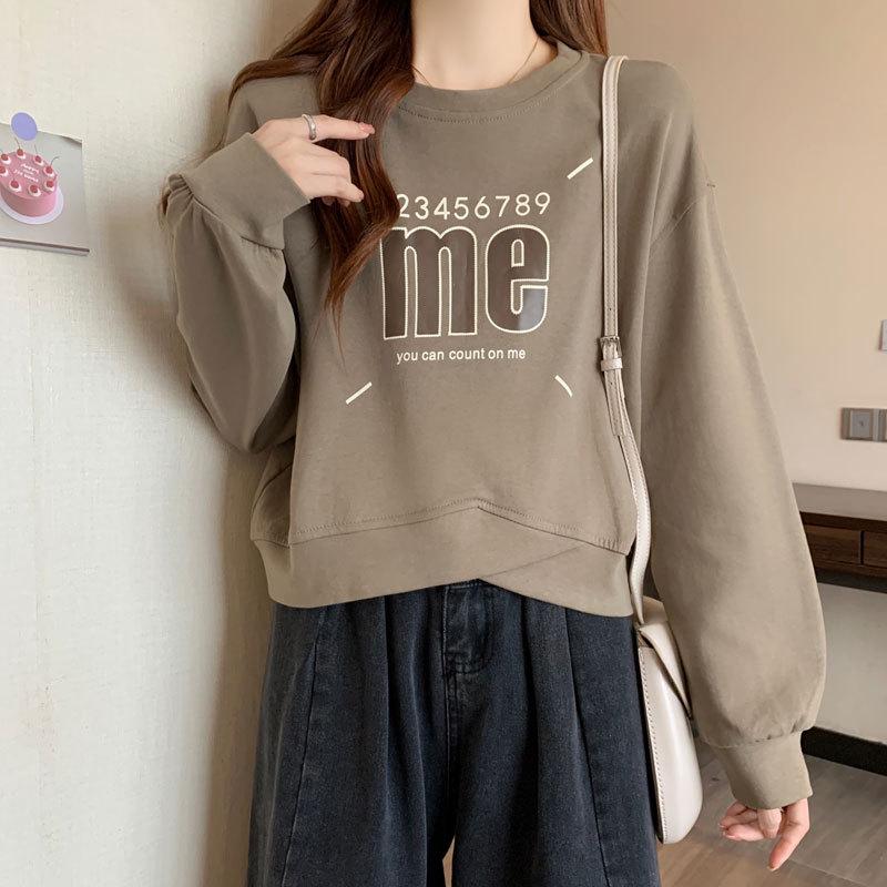 Large American Print Round Neck Pullover Sweater - Oversized, Long-Sleeve, Casual Versatile Cropped Top XL (130-150 jin) чёрный
Large American Print Round Neck Pullover Sweater - Oversized, Long-Sleeve, Casual Versatile Cropped Top XL (130-150 jin) чёрный