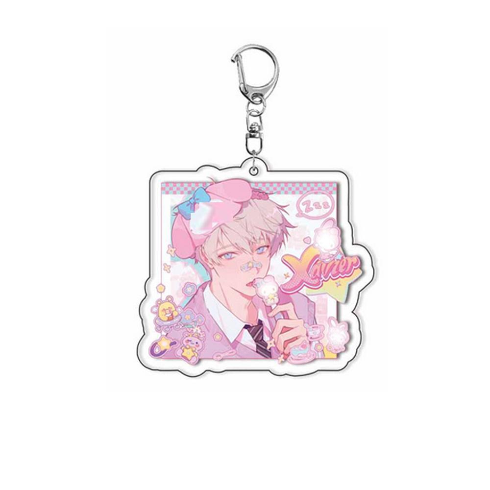 Hot Game Love and Deepspace Rafayel Xavier Zayne Cosplay Key Chain Acrylic Keychains Backpack Pendant Key Ring Accessories Gifts
Hot Game Love and Deepspace Rafayel Xavier Zayne Cosplay Key Chain Acrylic Keychains Backpack Pendant Key Ring Accessories Gifts