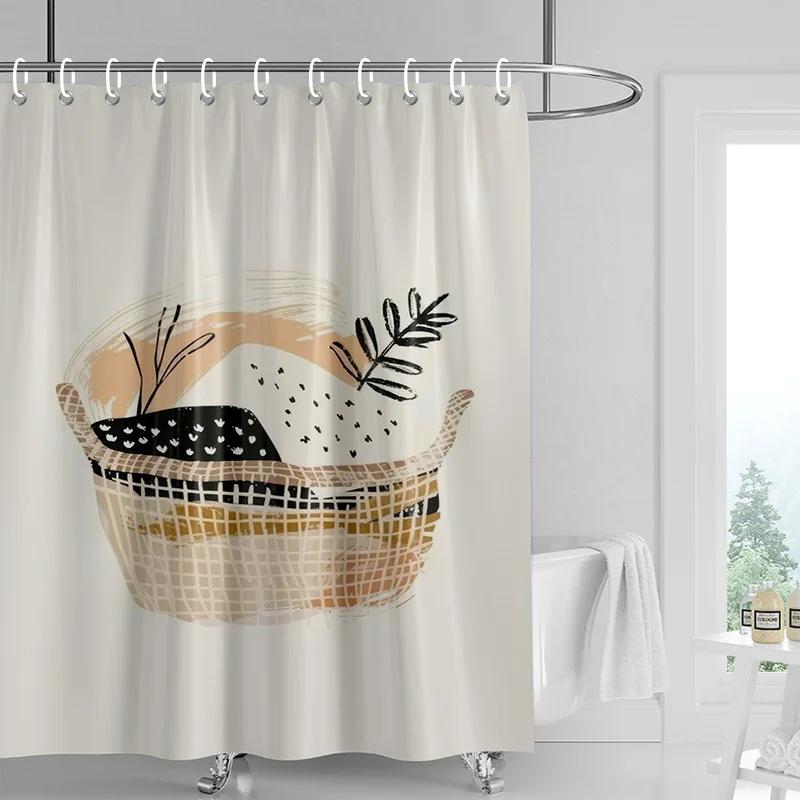 Waterproof Nordic Abstract Art Shower Curtain Bathroom Partition Curtain Modern Bathroom Decoration Morandi Color Series W60H190(CM)-1 Pcs
Waterproof Nordic Abstract Art Shower Curtain Bathroom Partition Curtain Modern Bathroom Decoration Morandi Color Series W60H190(CM)-1 Pcs