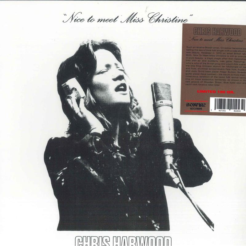 LP Record CHRIS HARWOOD - Nice To Meet Miss Christine BONF012 Bonfire Records 2022 Europe Rock
LP Record CHRIS HARWOOD - Nice To Meet Miss Christine BONF012 Bonfire Records 2022 Europe Rock