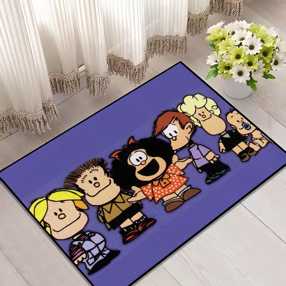Cute Cartoon Mafalda Door Welcome Mat Entrance Doormat Balcony Bathroom Floor Mats Non-slip Rug Bedroom Carpet Home Decoration 60cm x 90cm
Cute Cartoon Mafalda Door Welcome Mat Entrance Doormat Balcony Bathroom Floor Mats Non-slip Rug Bedroom Carpet Home Decoration 60cm x 90cm