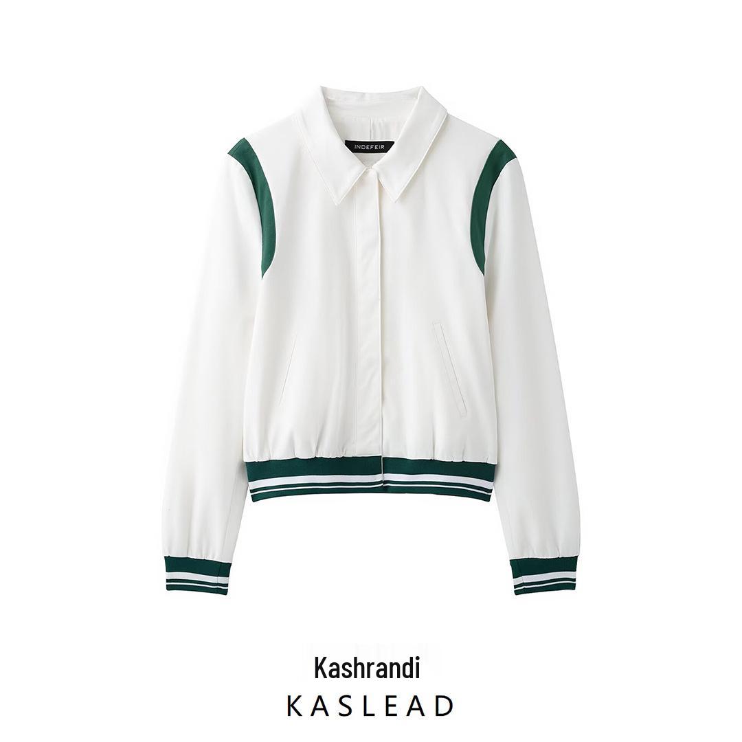 2025 Spring Women s Color Block Ribbed Jacket - European & American Fashion Extra Small
2025 Spring Women s Color Block Ribbed Jacket - European & American Fashion Extra Small