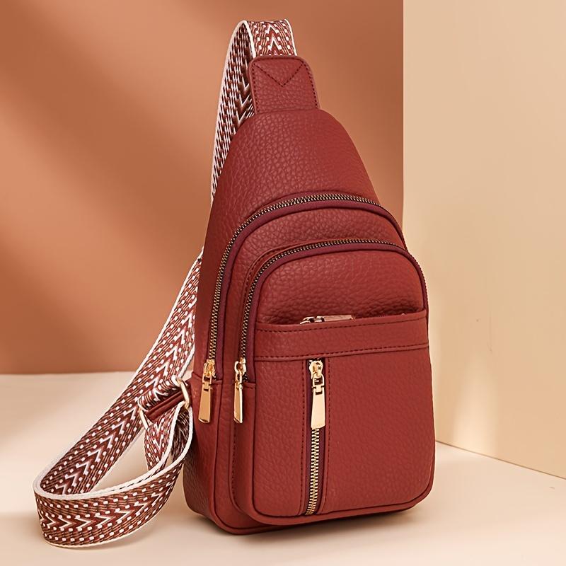 Сумки для жінок Новоспечені жіночі нагрудні сумки Жіночі сумки на слінгу через плече Водонепроникна нагрудна сумка на плече Повсякденна нагрудна сумка з штучної шкіри червоний
Сумки для жінок Новоспечені жіночі нагрудні сумки Жіночі сумки на слінгу через плече Водонепроникна нагрудна сумка на плече Повсякденна нагрудна сумка з штучної шкіри червоний