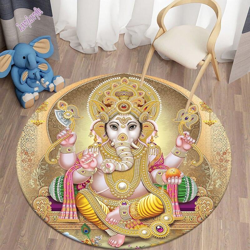Круглі килими Ganesha з друком для вітальні, спальні, килимок, м’який фланелевий килимок, богемний кімнатний килим Tapis Home Decor alfombra Diameter 60cm
Круглі килими Ganesha з друком для вітальні, спальні, килимок, м’який фланелевий килимок, богемний кімнатний килим Tapis Home Decor alfombra Diameter 60cm