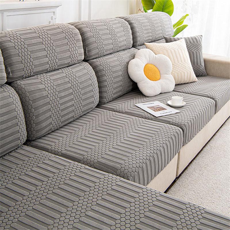 Все включено, всесезонный универсальный бархатный чехол для дивана с защитой от царапин, защита для дивана, домашний декор pillow case 45*45cm темно-серого