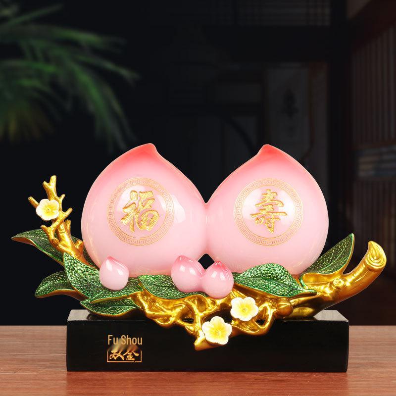 Exquisite Double Happiness Longevity Peach Ornament - Ideal Elderly Birthday Gift for Longevity.
Exquisite Double Happiness Longevity Peach Ornament - Ideal Elderly Birthday Gift for Longevity.