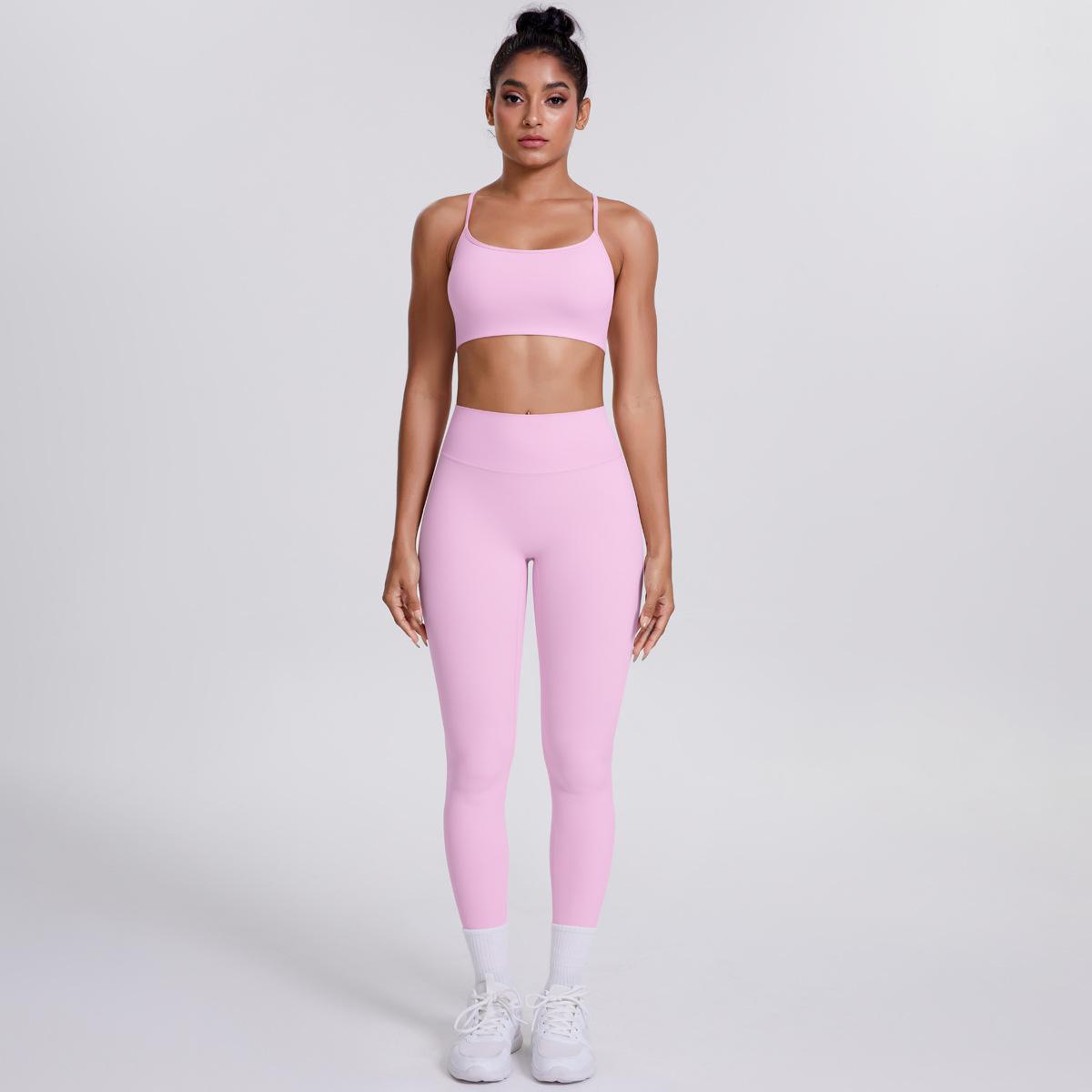 Новый спортивный комплект из двух частей: бюстгальтер с красивой спинкой на перекрестных бретелях и облегающий костюм для йоги с облачным ощущением и быстрой сушкой, для бега на открытом воздухе и фитнеса для женщин XL
Новый спортивный комплект из двух частей: бюстгальтер с красивой спинкой на перекрестных бретелях и облегающий костюм для йоги с облачным ощущением и быстрой сушкой, для бега на открытом воздухе и фитнеса для женщин XL