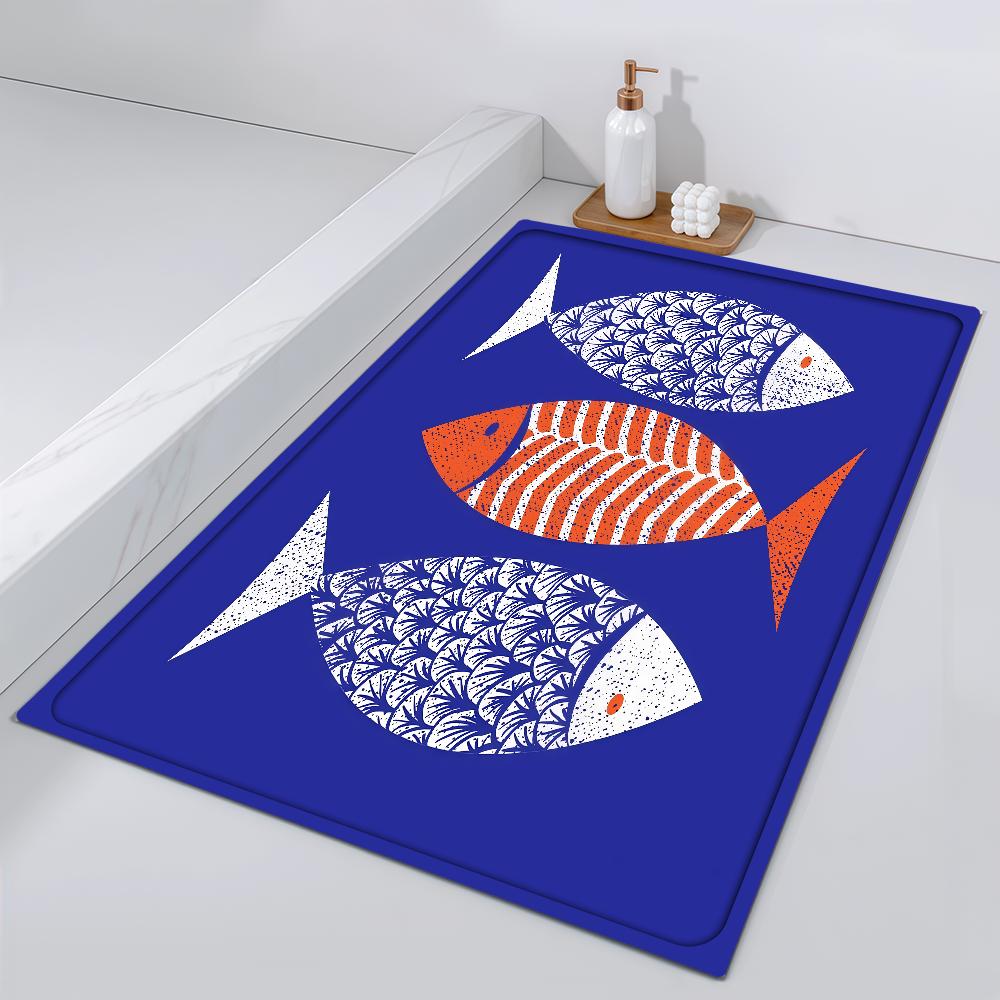 Door Mat Colorfulardine Bedside Entrance Bath Floor Decoration Ocean Corridor Door Mat Fish Carpet Living Room Lobster Balcony 40cm x 60cm
Door Mat Colorfulardine Bedside Entrance Bath Floor Decoration Ocean Corridor Door Mat Fish Carpet Living Room Lobster Balcony 40cm x 60cm