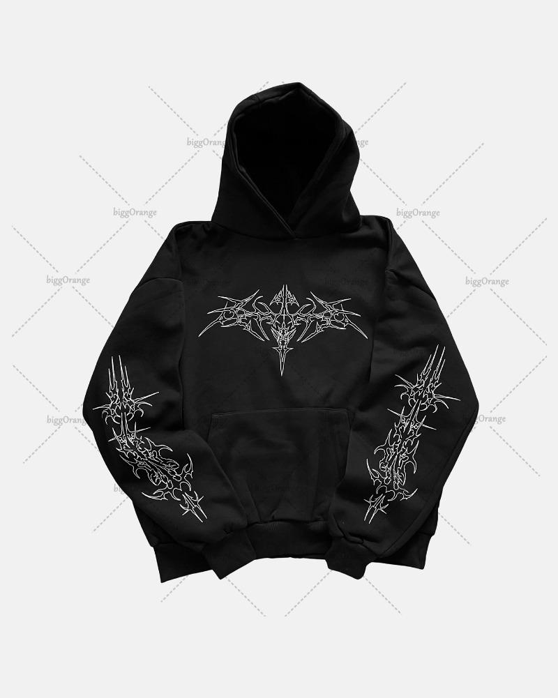 Dark Retro Striped Fashion Oversized Hoodie Men American High Street Fashion Clothing Street Hip-hop Casual Loose Sweatshirt S
Dark Retro Striped Fashion Oversized Hoodie Men American High Street Fashion Clothing Street Hip-hop Casual Loose Sweatshirt S