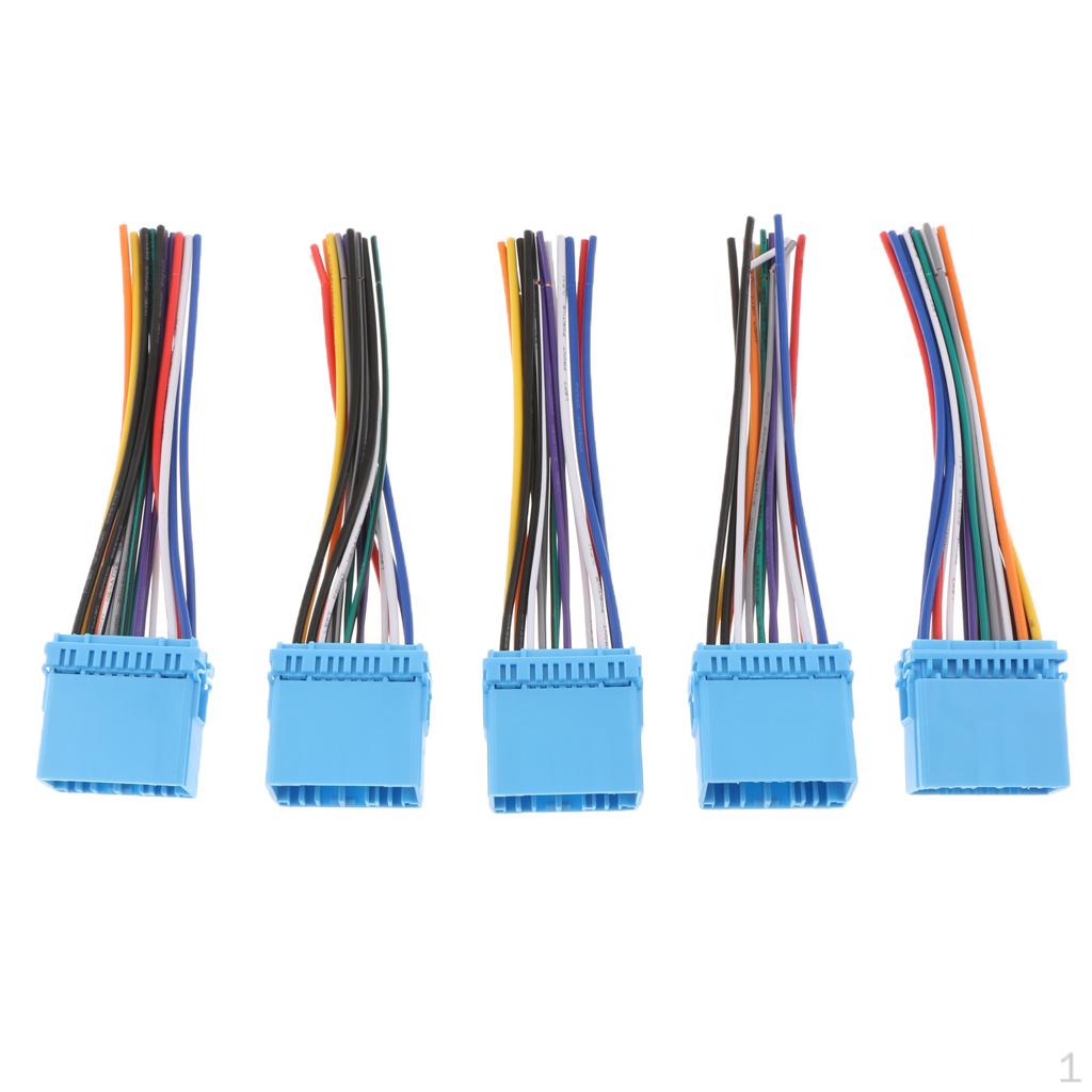 5pcs Car Stereo Radio ISO Wiring Harness Connector Fit //
5pcs Car Stereo Radio ISO Wiring Harness Connector Fit //