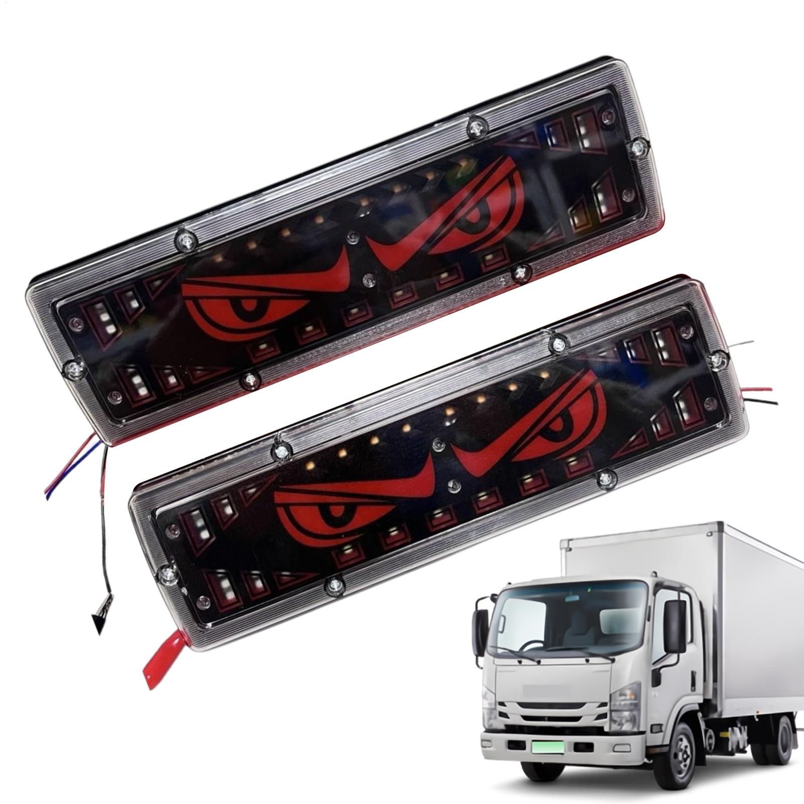 2pcs Dynamic LED Turn Signals LED Lion Eye Trailer Tail Lights 12/24V Universal RV Trailer Truck Brake Lamp Reverse Lights China Mainland
2pcs Dynamic LED Turn Signals LED Lion Eye Trailer Tail Lights 12/24V Universal RV Trailer Truck Brake Lamp Reverse Lights China Mainland