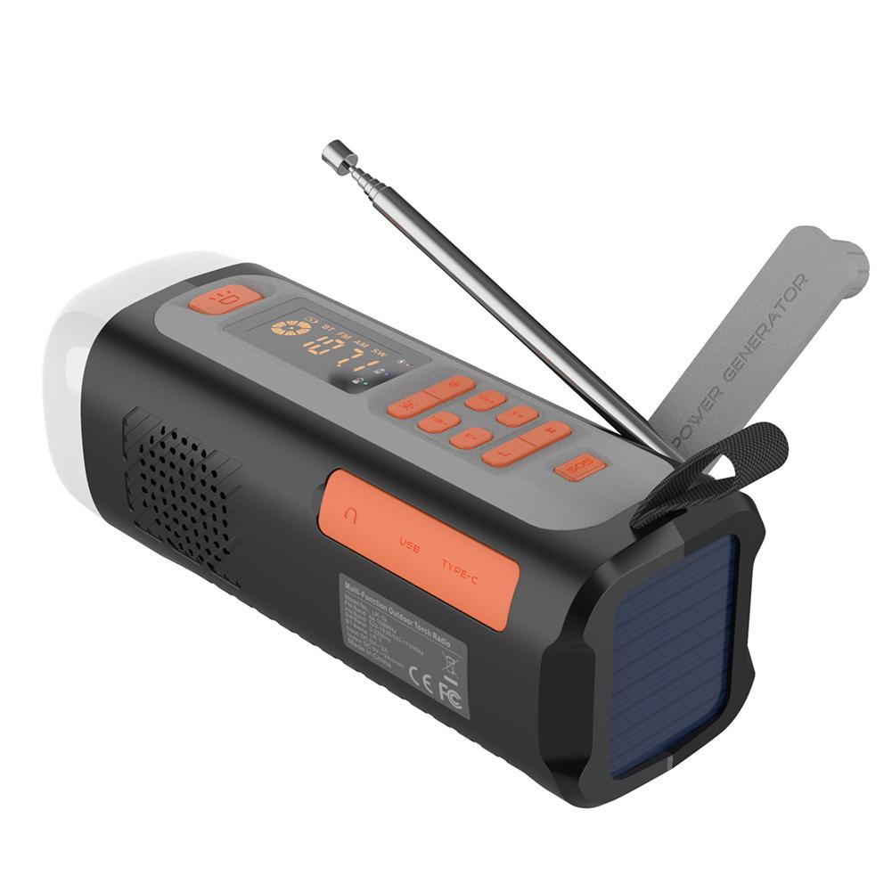 8000mAh Multifunctional Radio Hand Crank Solar USB Charging Radio BT5.0 Speaker AM/FM/SW Weather Radio Emergency LED Flashlight
8000mAh Multifunctional Radio Hand Crank Solar USB Charging Radio BT5.0 Speaker AM/FM/SW Weather Radio Emergency LED Flashlight