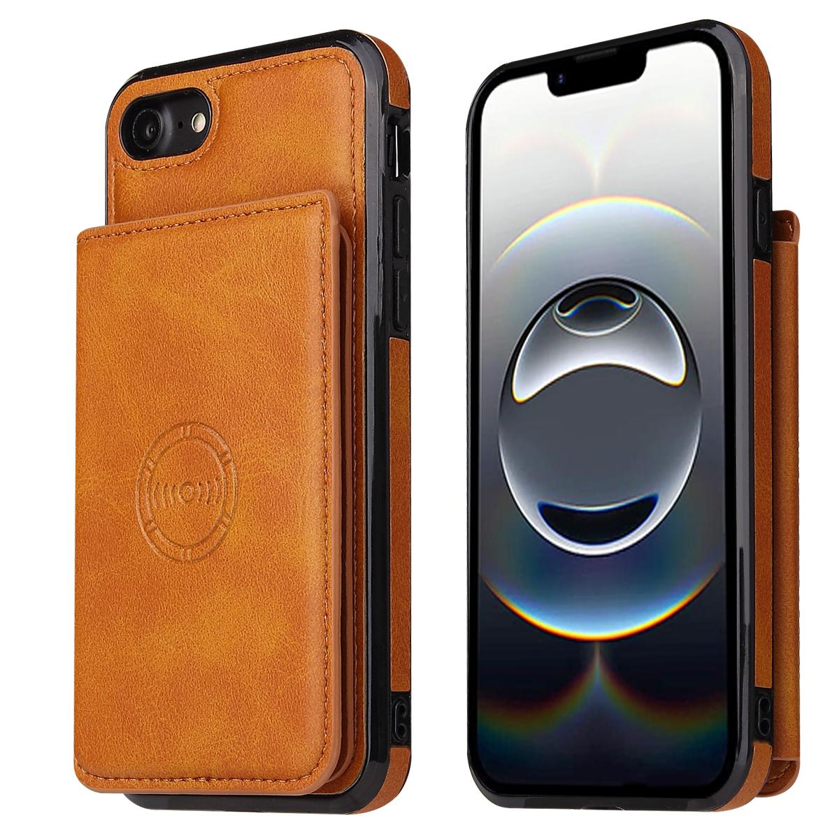 Чехол для iPhone 16e с держателем для карт и подставкой, из ПУ кожи + ТПУ, чехол для телефона Brown
Чехол для iPhone 16e с держателем для карт и подставкой, из ПУ кожи + ТПУ, чехол для телефона Brown