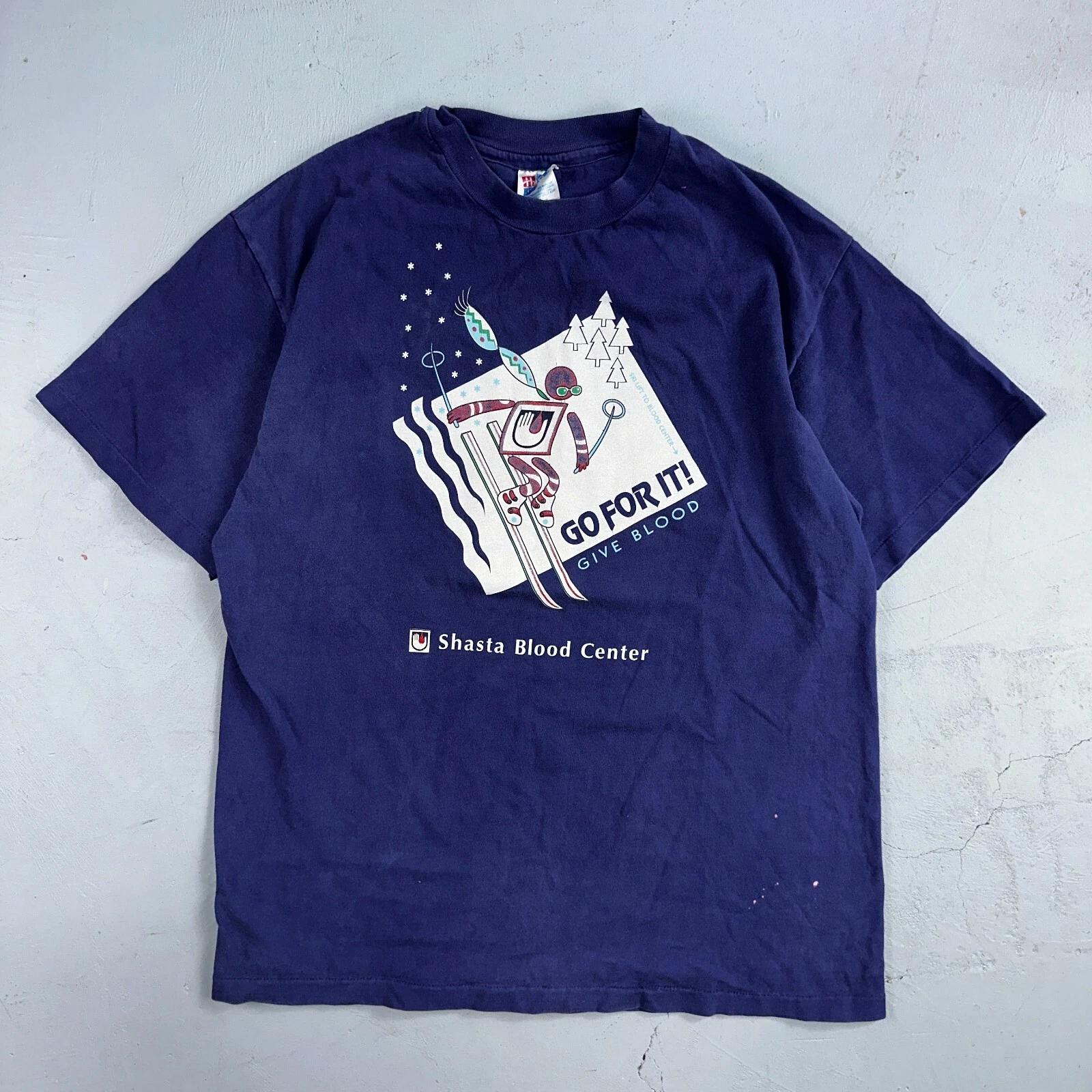 Mountain Ski Shasta VTG T Shirt Blood Center Medical Fun Graphic 90s Hanes Beefy 4XL
Mountain Ski Shasta VTG T Shirt Blood Center Medical Fun Graphic 90s Hanes Beefy 4XL