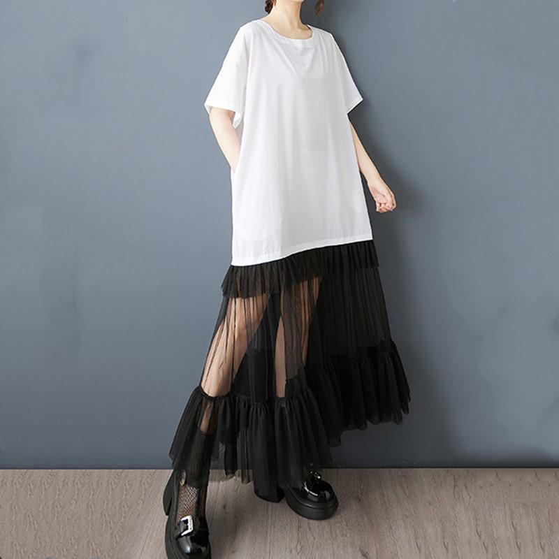 Короткий рукав Большой размер сетчатый пэчворк винтажный новый в платьях для женщин повседневное свободное длинное летнее платье белый
Короткий рукав Большой размер сетчатый пэчворк винтажный новый в платьях для женщин повседневное свободное длинное летнее платье белый