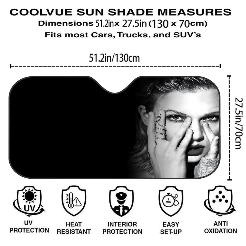 Taylor Swift Car Sun Shade - Windshield UV Protection 130x70cm
Taylor Swift Car Sun Shade - Windshield UV Protection 130x70cm