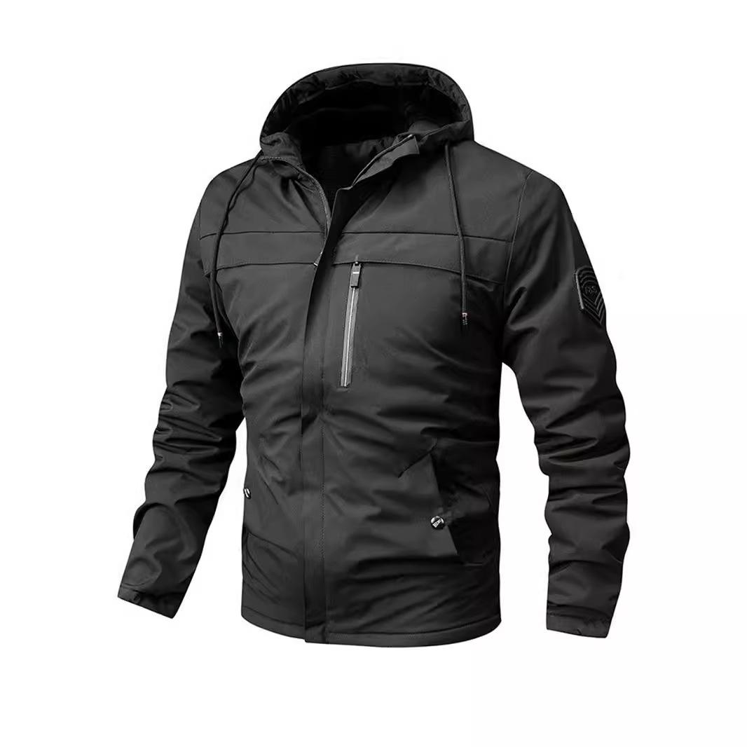 Autumn and Winter Waterproof and Windproof Jacket, Men s Warm Outdoor Jacket, Solid Color Zipper, Fashionable Casual Jacket XXXL чорний
Autumn and Winter Waterproof and Windproof Jacket, Men s Warm Outdoor Jacket, Solid Color Zipper, Fashionable Casual Jacket XXXL чорний