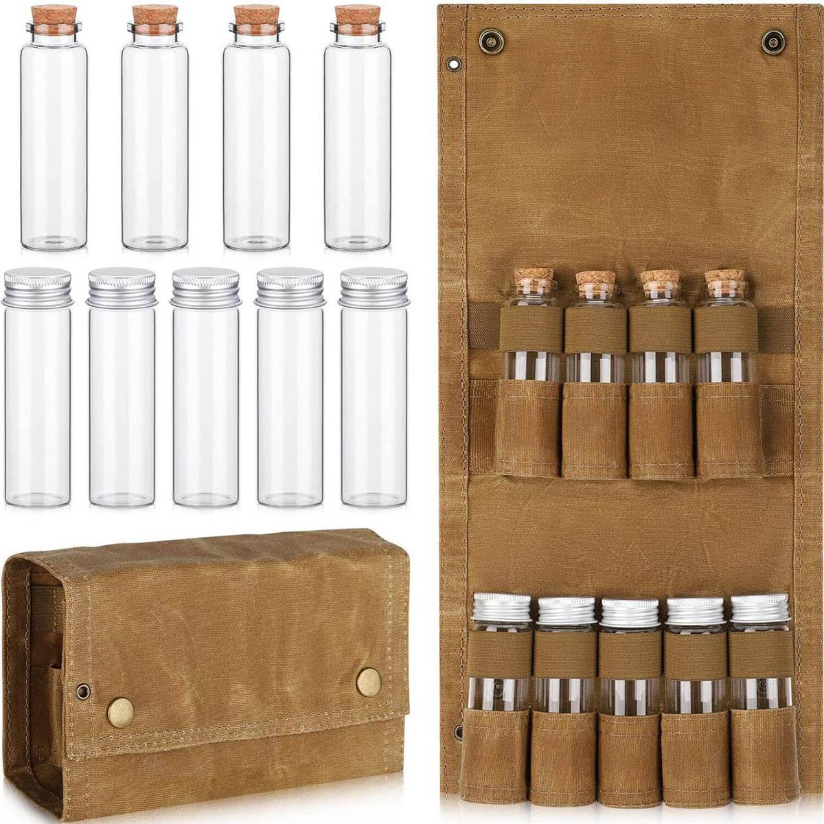 Сумка для специй с 9 баночками для специй, холщовая сумка для хранения приправ, органайзер, набор контейнеров для приправ для кемпинга, барбекю, пикника на открытом воздухе хаки
Сумка для специй с 9 баночками для специй, холщовая сумка для хранения приправ, органайзер, набор контейнеров для приправ для кемпинга, барбекю, пикника на открытом воздухе хаки
