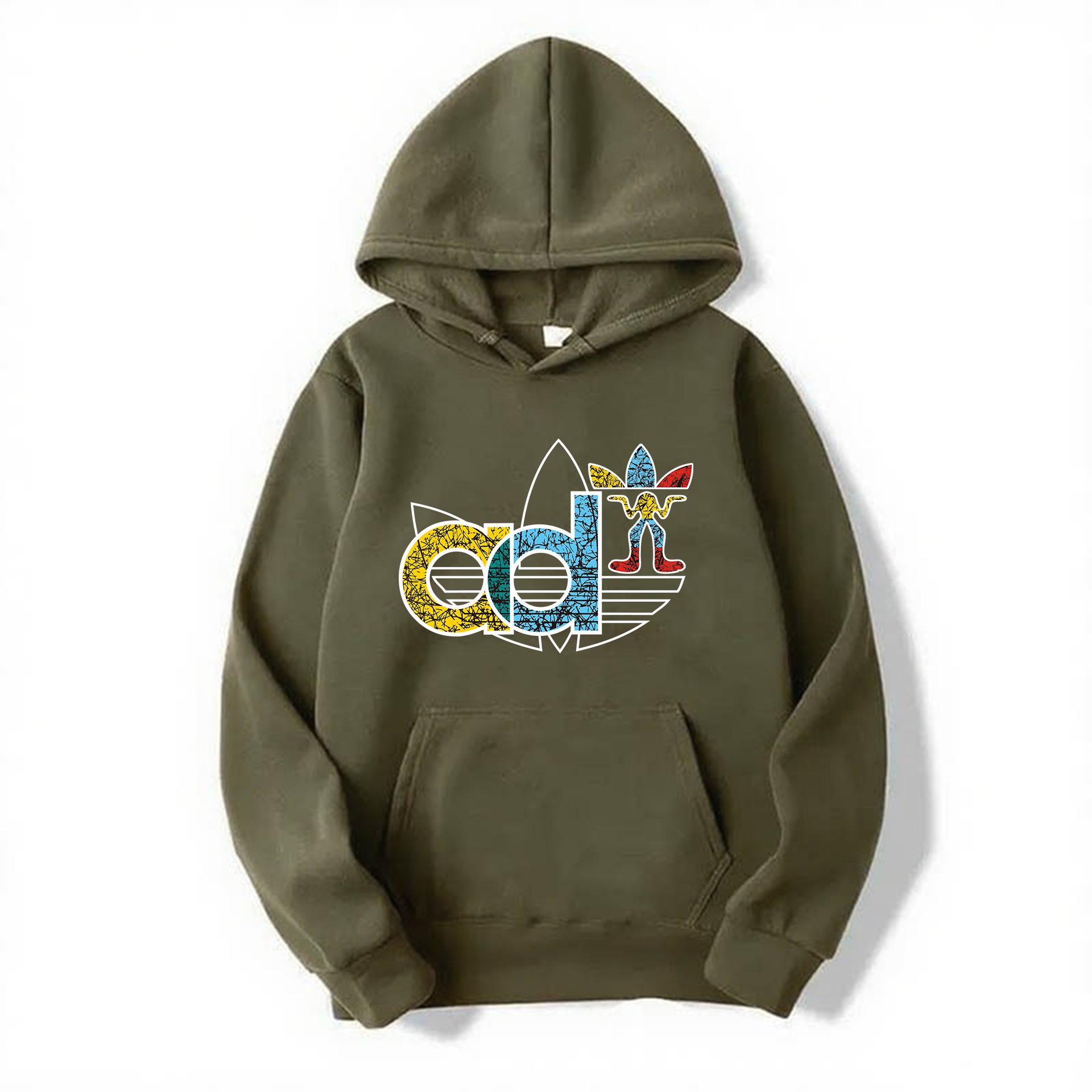 Unisex Floral AD Letter Print Hoodie for Spring & Autumn - Fashionable Casual Sportswear 3XL армія зелений колір
Unisex Floral AD Letter Print Hoodie for Spring & Autumn - Fashionable Casual Sportswear 3XL армія зелений колір