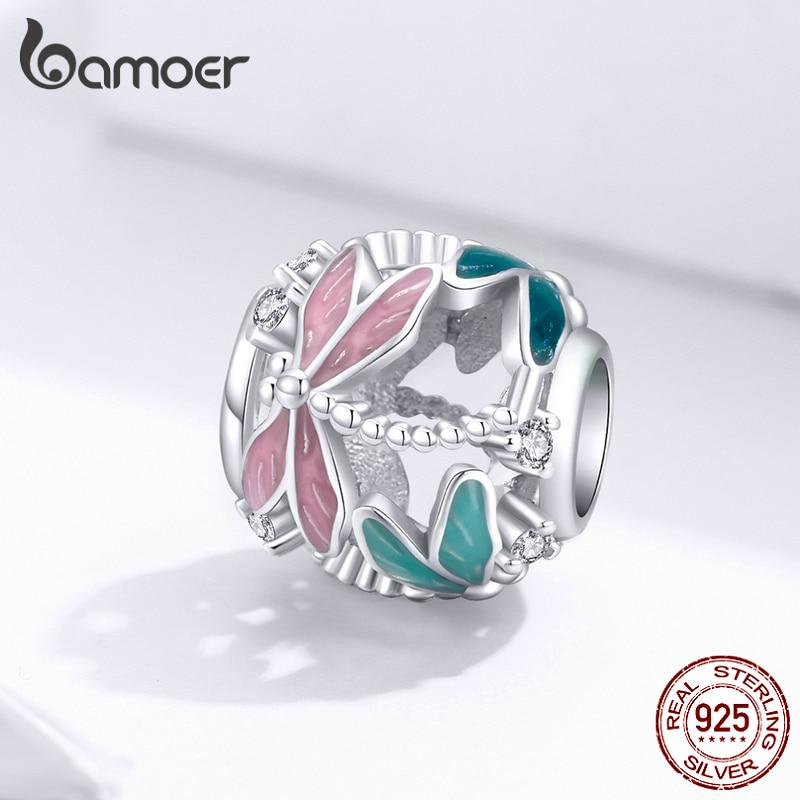 Bamoer из стерлингового серебра 925 пробы, ажурные круглые бусины в виде стрекозы для изготовления ювелирных изделий, подвески для браслета 925 silver
Bamoer из стерлингового серебра 925 пробы, ажурные круглые бусины в виде стрекозы для изготовления ювелирных изделий, подвески для браслета 925 silver