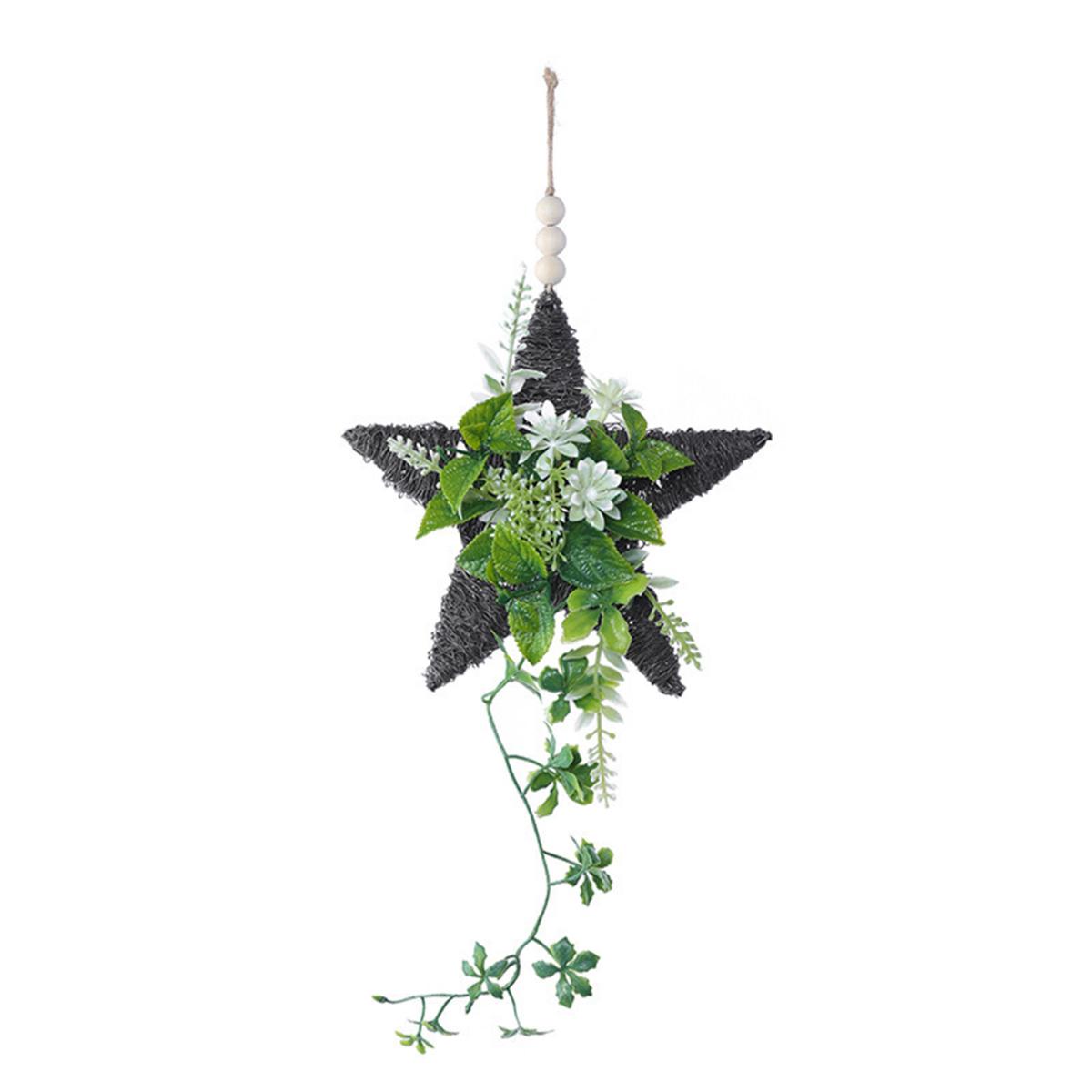 Искусственный венок из зелени Yousheng, имитация зеленых растений, украшение из искусственной листвы, весеннее украшение для декора входной двери дома Star
Искусственный венок из зелени Yousheng, имитация зеленых растений, украшение из искусственной листвы, весеннее украшение для декора входной двери дома Star