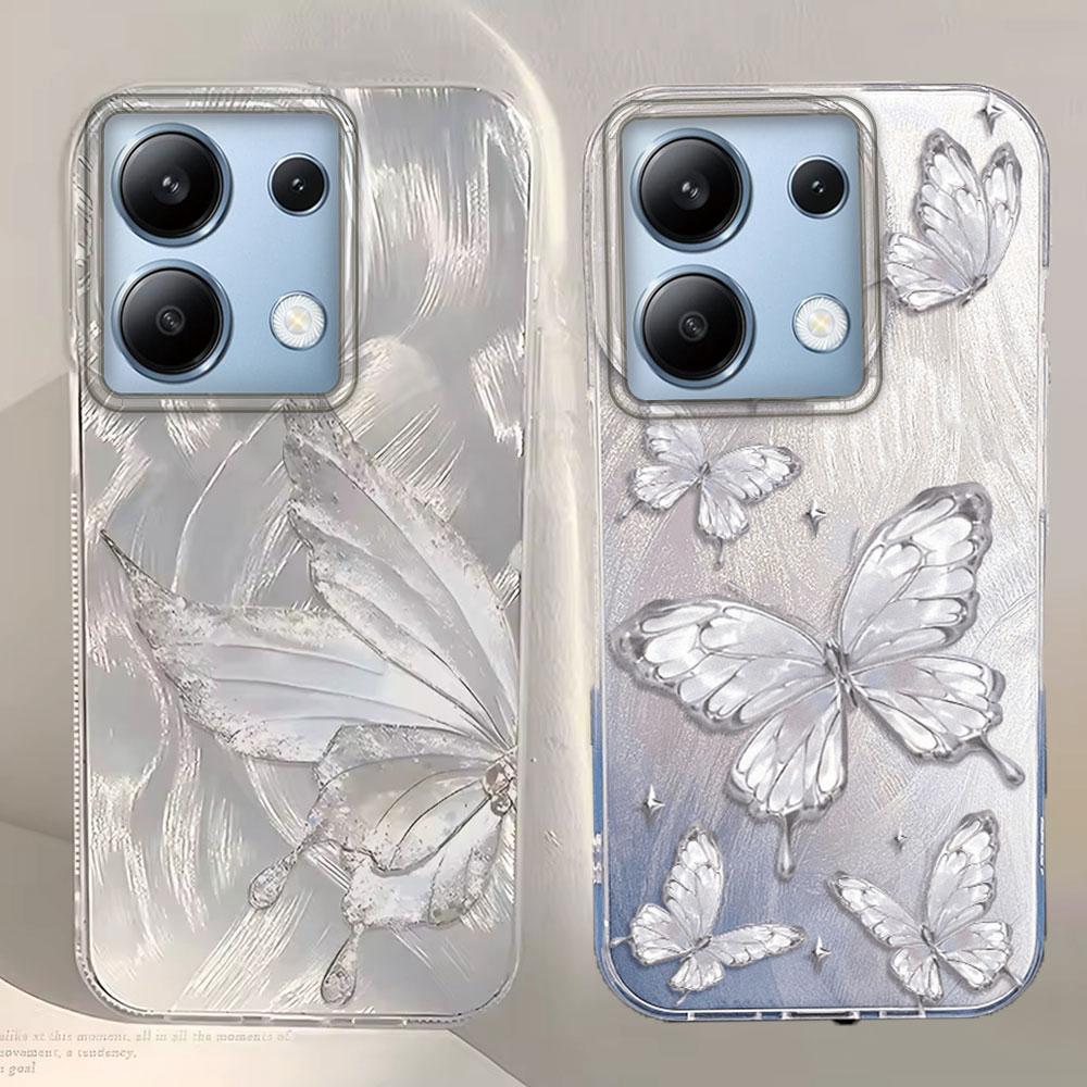 Luxury Laser Silver Butterfly Texture Phone Case for Xiaomi Redmi 14C A3 A4 A3X Note 10 11 11S 12 Pro Poco X5 X7 Silicone Cover Poco X7 Pro білий
Luxury Laser Silver Butterfly Texture Phone Case for Xiaomi Redmi 14C A3 A4 A3X Note 10 11 11S 12 Pro Poco X5 X7 Silicone Cover Poco X7 Pro білий