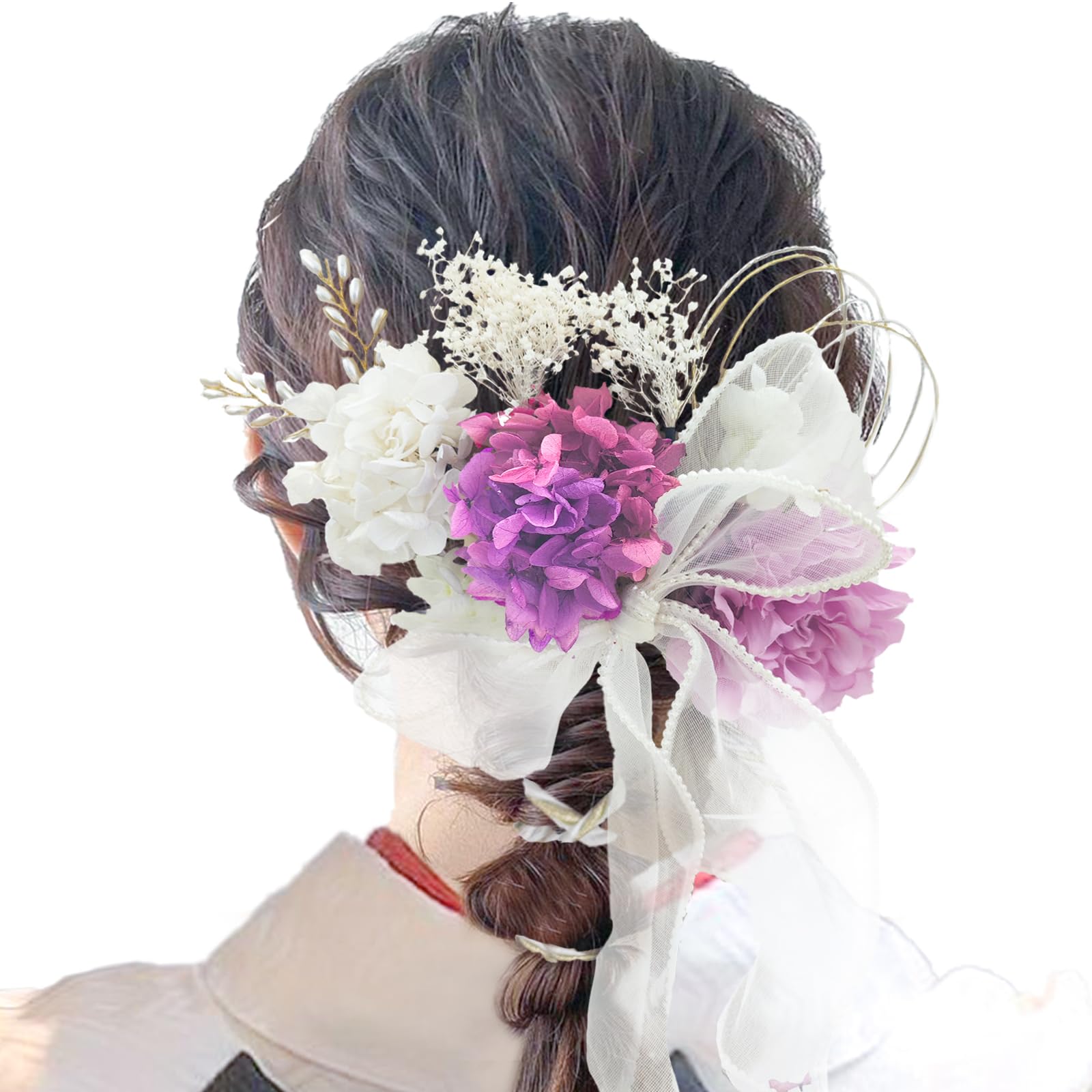 JZOON Волосы для и Подходящие для и Украшение, Фиолетовый, S2413, Церемонии совершеннолетия, Выпускные, Свадьбы, Кимоно, Юката, Фурисодэ. фиолетовый