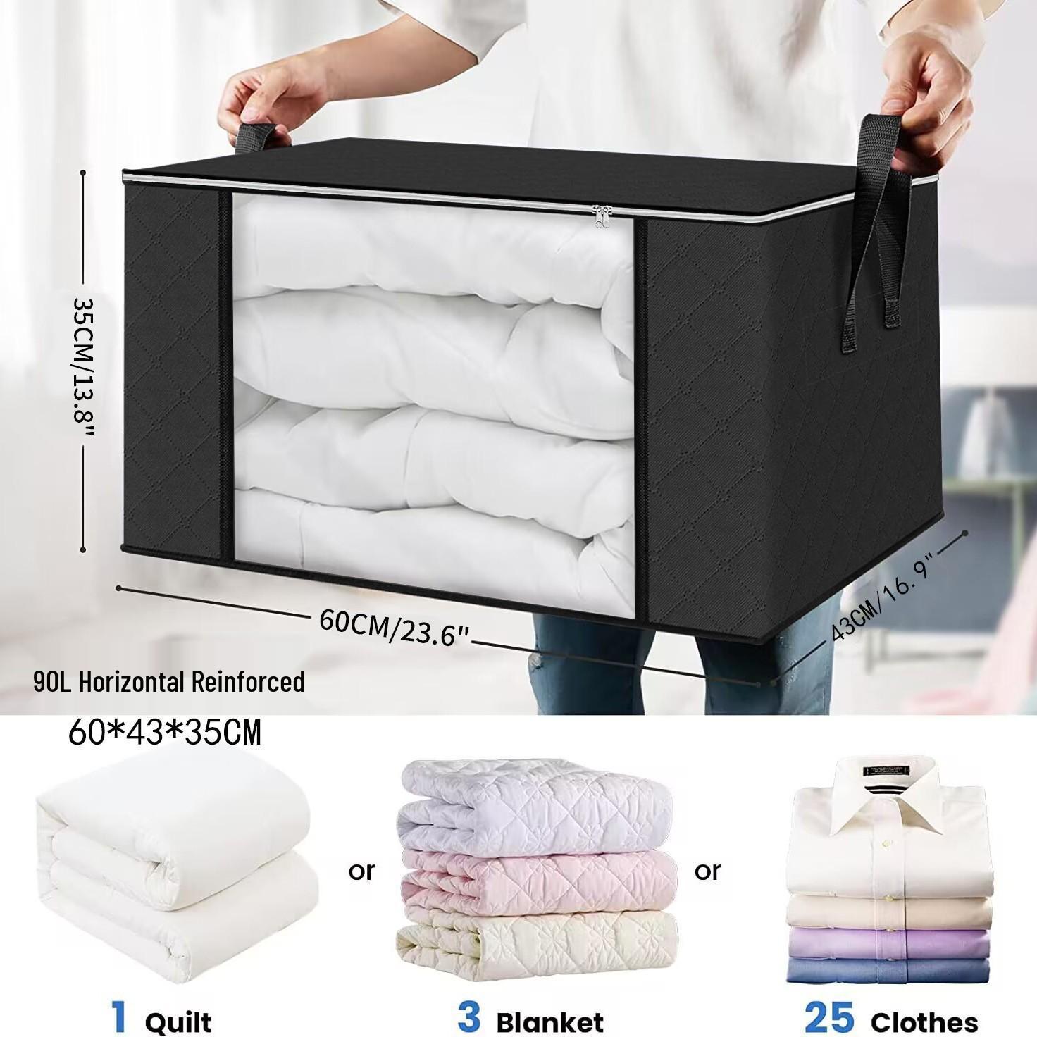 Водонепроницаемые сумки для хранения одеял и одежды большой вместимости Set of 2 (Package Size 22*30*4cm)
Водонепроницаемые сумки для хранения одеял и одежды большой вместимости Set of 2 (Package Size 22*30*4cm)