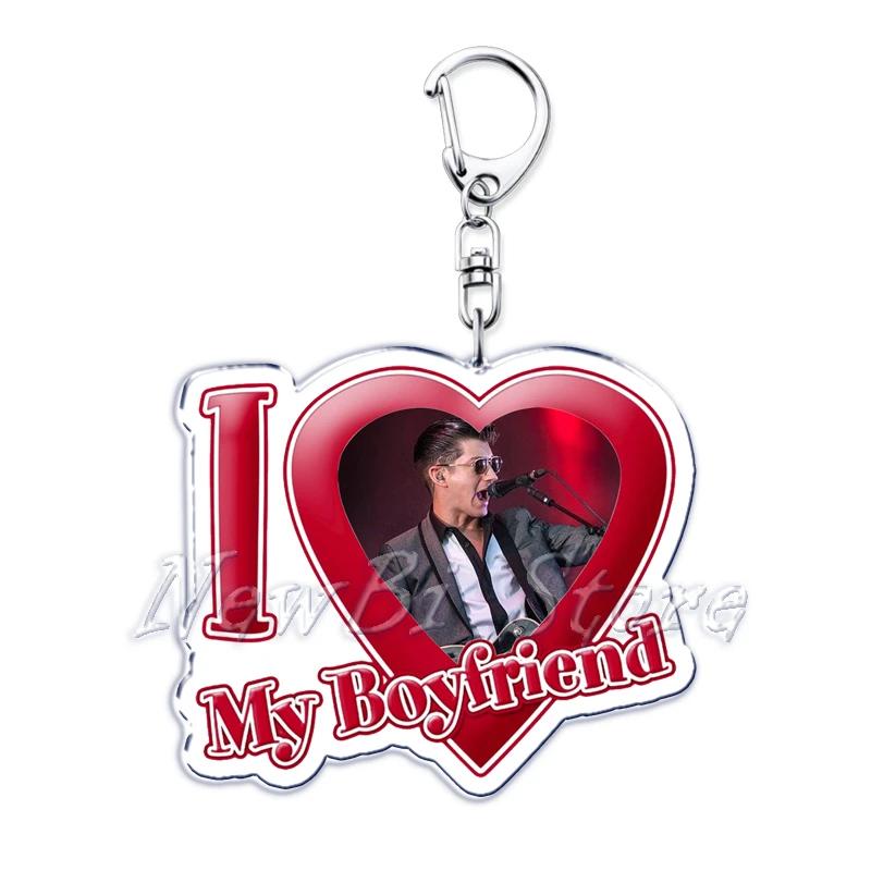 Popular Singer I Love My Boyfriend Band Alex Turner Keychain for Women Key Chain Ring Keychains Custom Jewelry Fans Gifts
Popular Singer I Love My Boyfriend Band Alex Turner Keychain for Women Key Chain Ring Keychains Custom Jewelry Fans Gifts