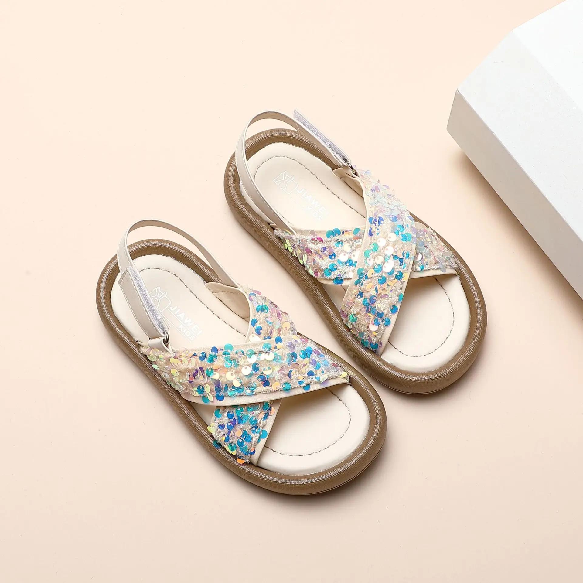 Children s Sandals Summer Sequins Sandals for Pretty Girls Fashion Retro Style Kids Princess Causal Open-toe Beach Sandals Soft 39 бежевый
Children s Sandals Summer Sequins Sandals for Pretty Girls Fashion Retro Style Kids Princess Causal Open-toe Beach Sandals Soft 39 бежевый