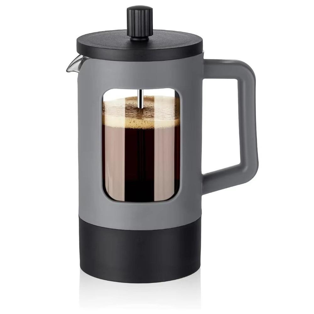 Френч-пресс из боросиликатного стекла 600 мл Чайник для заваривания чая Чайник для заваривания кофе для приготовления кофе 600ml серый/чёрный
Френч-пресс из боросиликатного стекла 600 мл Чайник для заваривания чая Чайник для заваривания кофе для приготовления кофе 600ml серый/чёрный
